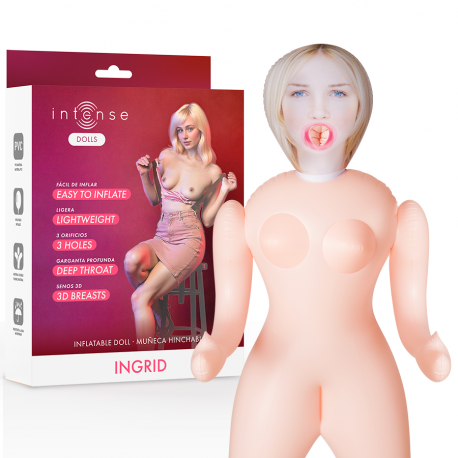 Ingrid Muñeca Hinchable Ingrid 3 Orificios