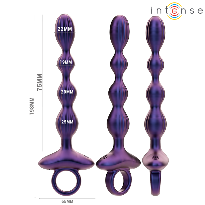 Jackie Plug Anal Vibrador Control Remoto