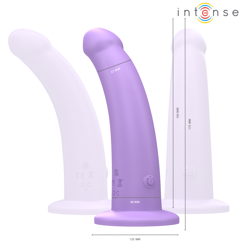 Eddie Vibrador Morado Control Remoto