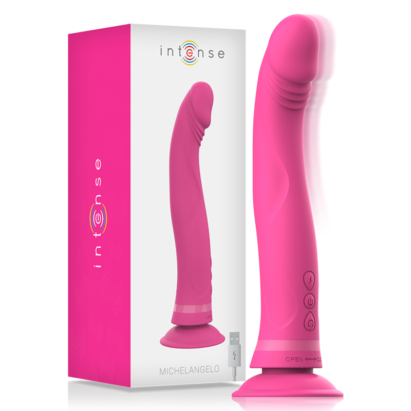 Michelangelo Dildo Vibrador Rosa