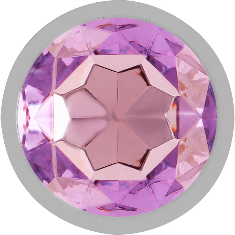 Plug Metálico con Cristal Violeta Talla M