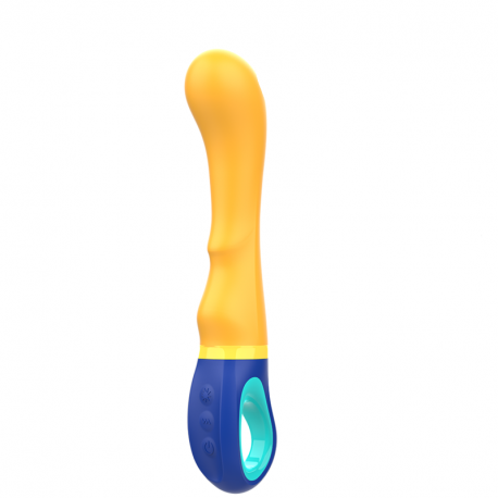 Shaggy Vibrador Punto G Amarillo