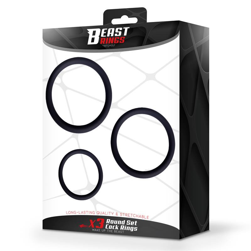 Set de 3 Anillos para el Pene S, M y L