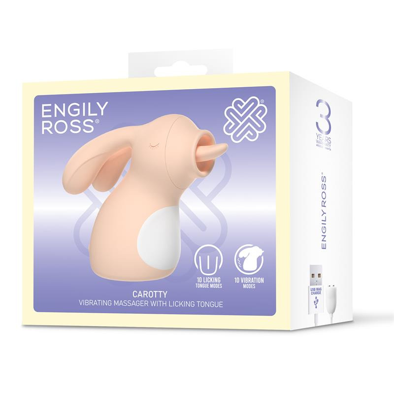 Carotty Masajeador con Vibración y Licking