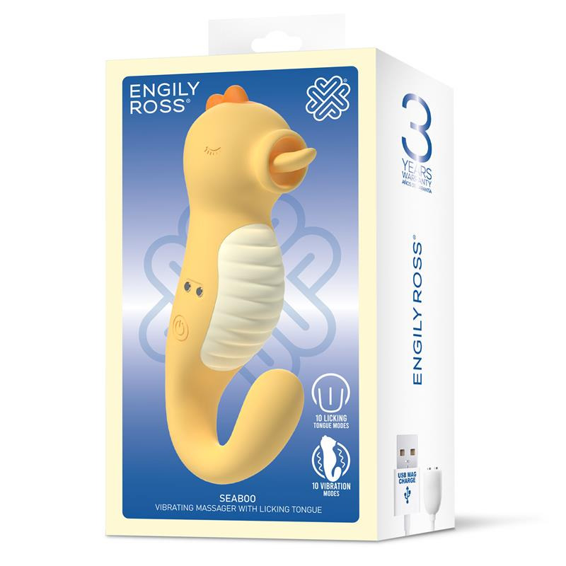 Seaboo Masajeador con Vibración y Lengua Licking