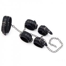 Set de Restricciones con Collar y Esposas