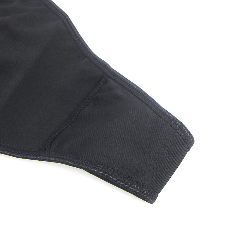 Vestido de Cuero con Encaje Floral Negro