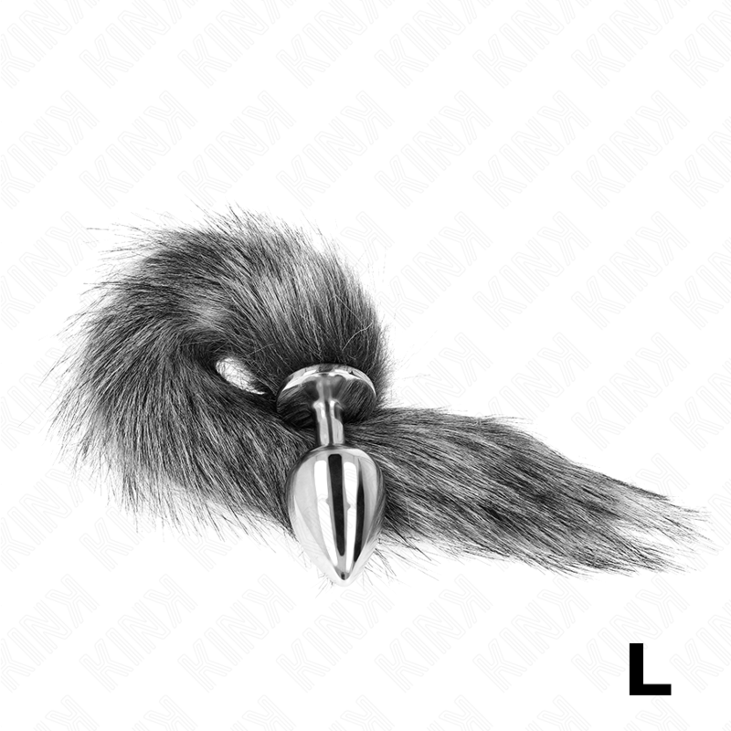 Plug Anal Cola Plateada