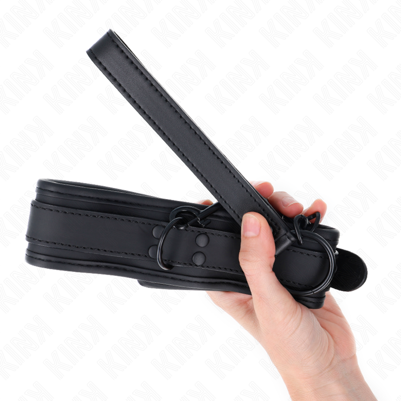 Collar con Correa Bondage Modelo 1 Negro