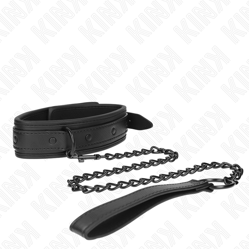 Collar con Correa Bondage Modelo 2 Negro