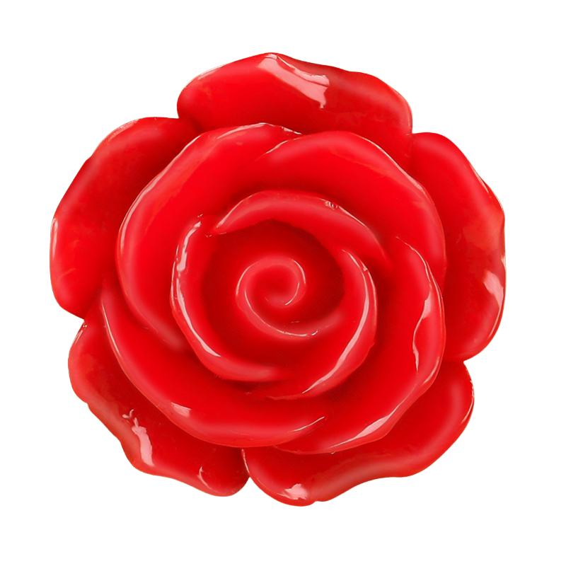 Plug Anal Oro Rosado Rosa Roja L