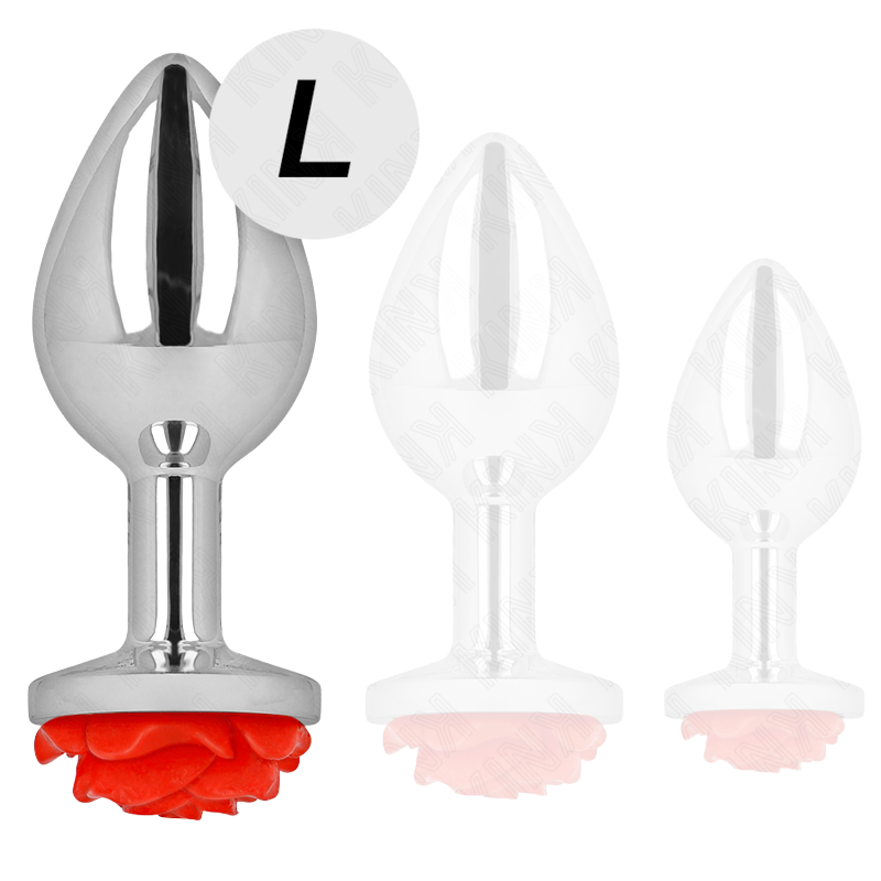 Plug Anal Rosa Roja L