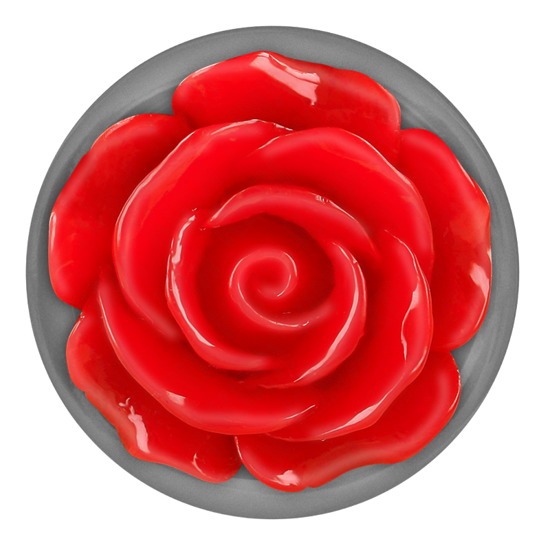 Plug Anal Rosa Roja L
