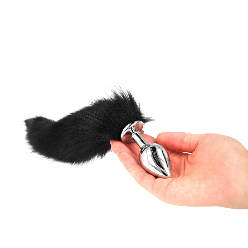 Plug Anal con Cola Negra Talla M
