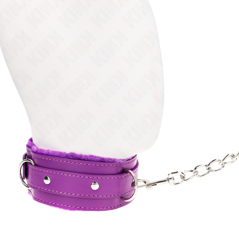 Collar con Correa con Restricciones Morado