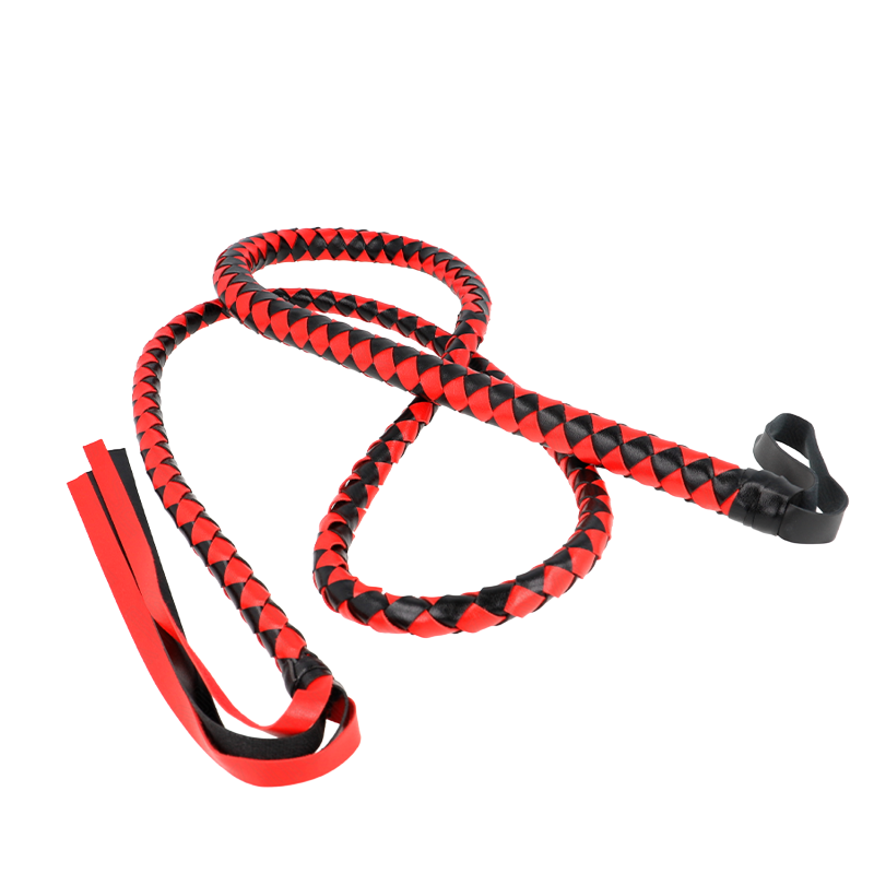 Látigo de Serpiente Largo Rojo