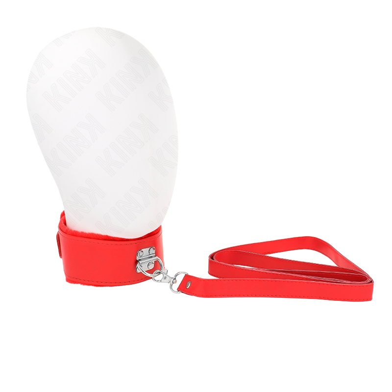 Collar con Correa Rojo