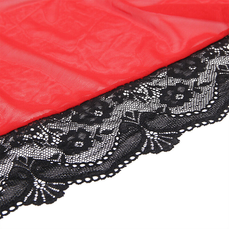 Bata Roja con Encaje