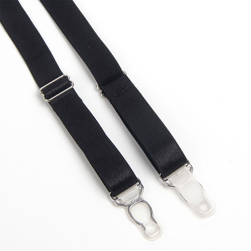 Conjunto Sujetador con Liguero Bondage Negro