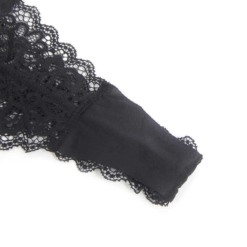 Body con Cremallera de Cuero Negro