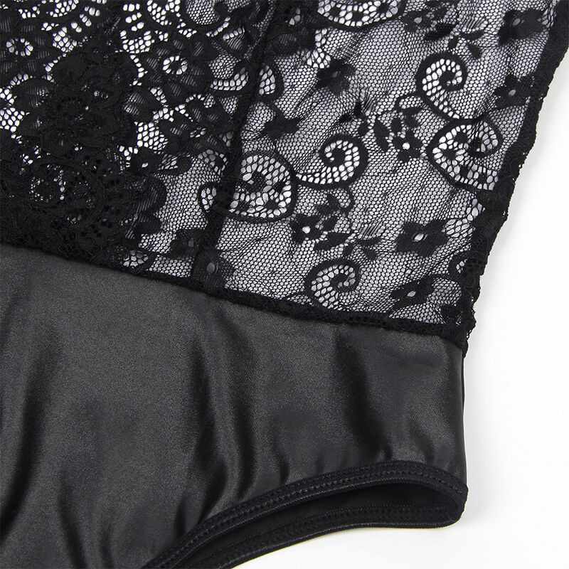 Body Sexy con Liguero Negro