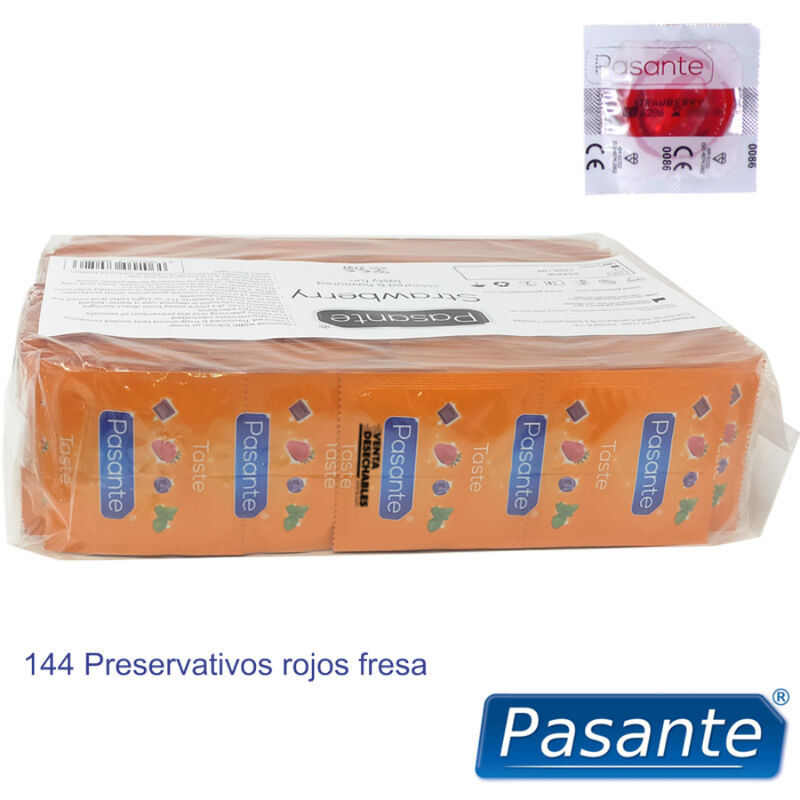 Preservativo Sabor Fresa Bolsa 144 Uds