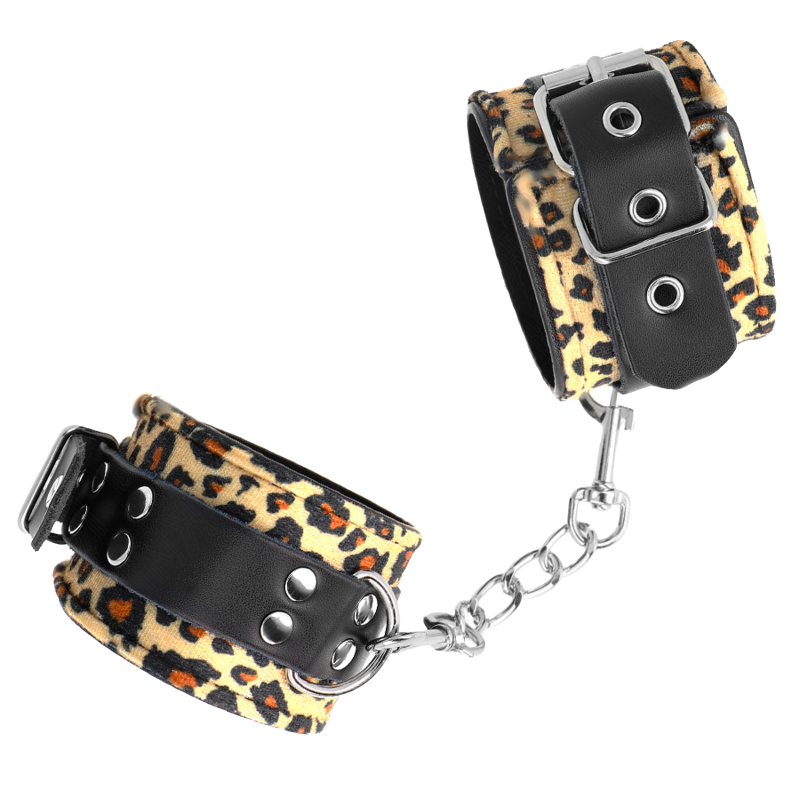 Muñequeras de Cuero Estilo Leopardo