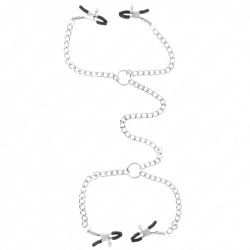 Pinzas para Pezones Doble con Cadenas