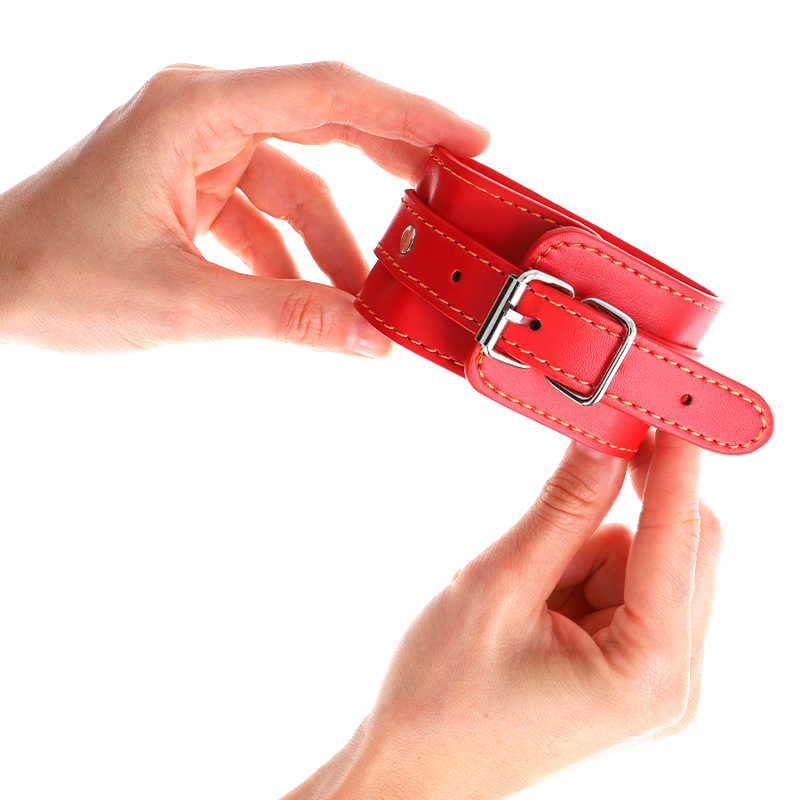 Muñequeras Finas Rojas Ajustables