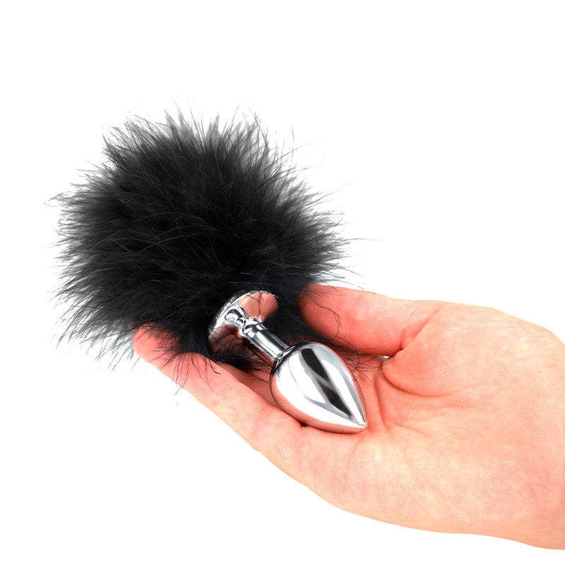 Plug Anal Acero Inoxidable con Pluma