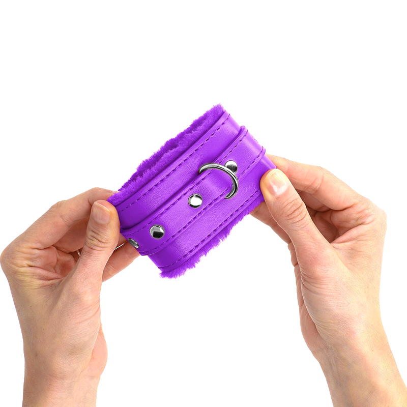 Muñequeras Forradas Premium Violeta con Correa