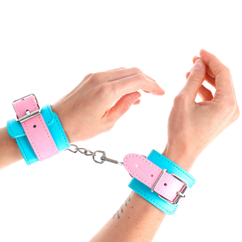 Muñequeras Chic Azul y Rosa