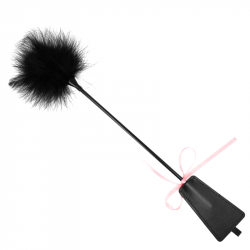 Plumas para Cosquillas con Lazo Rosa