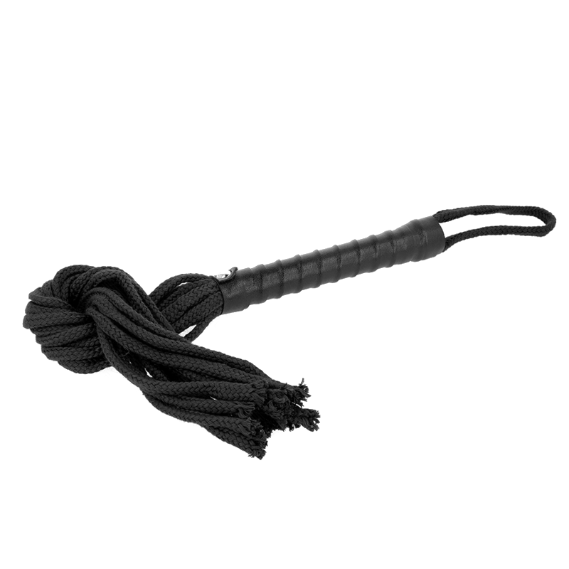 Látigo de Cuerda Negro 56 cm