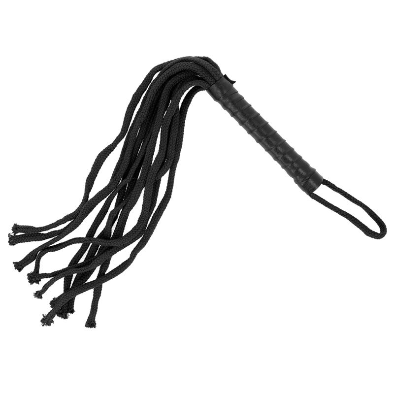 Látigo de Cuerda Negro 56 cm