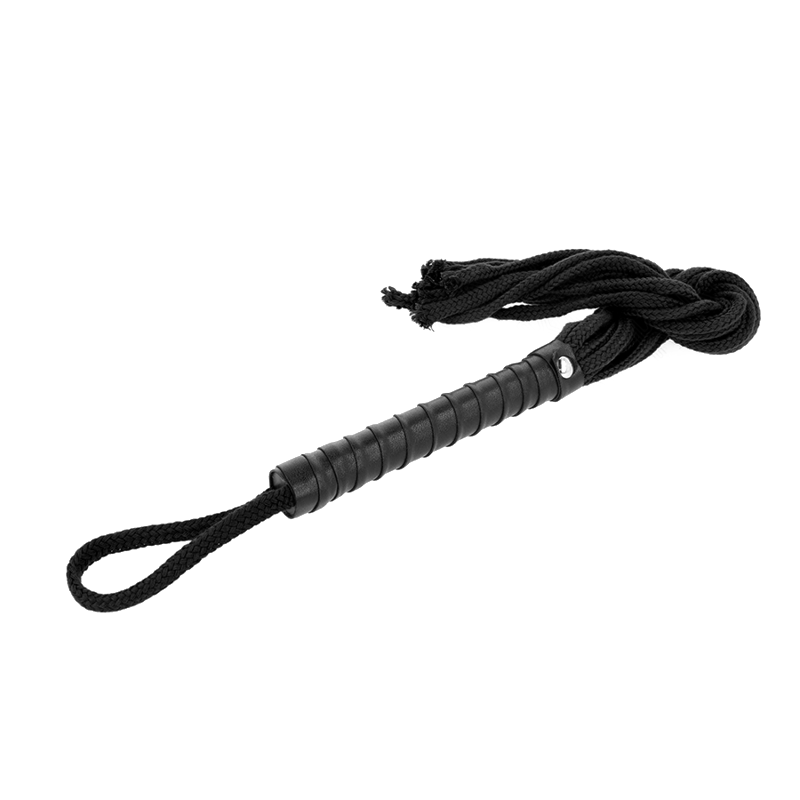 Látigo de Cuerda Negro 56 cm