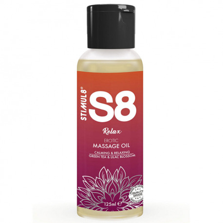 S8 Relax Aceite de Masaje Té Verde 125 ml