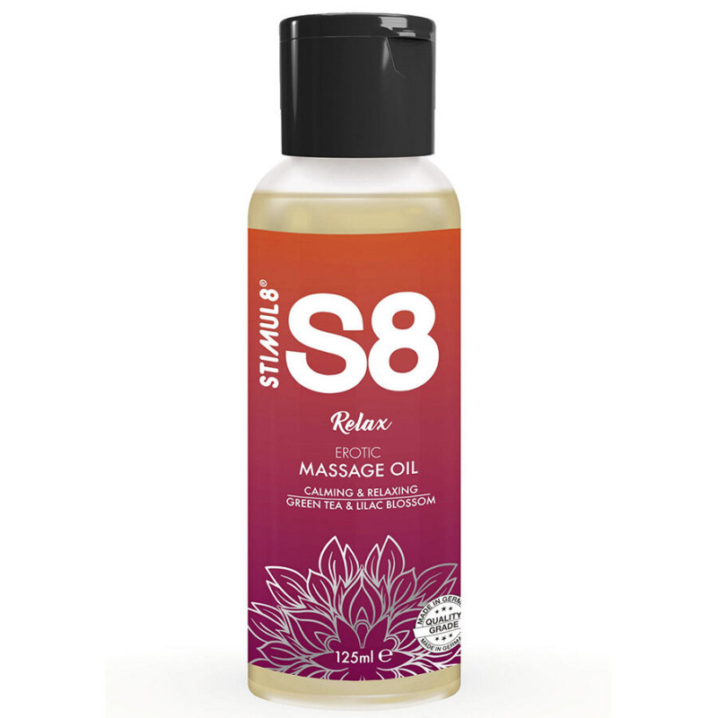 S8 Relax Aceite de Masaje Té Verde 125 ml
