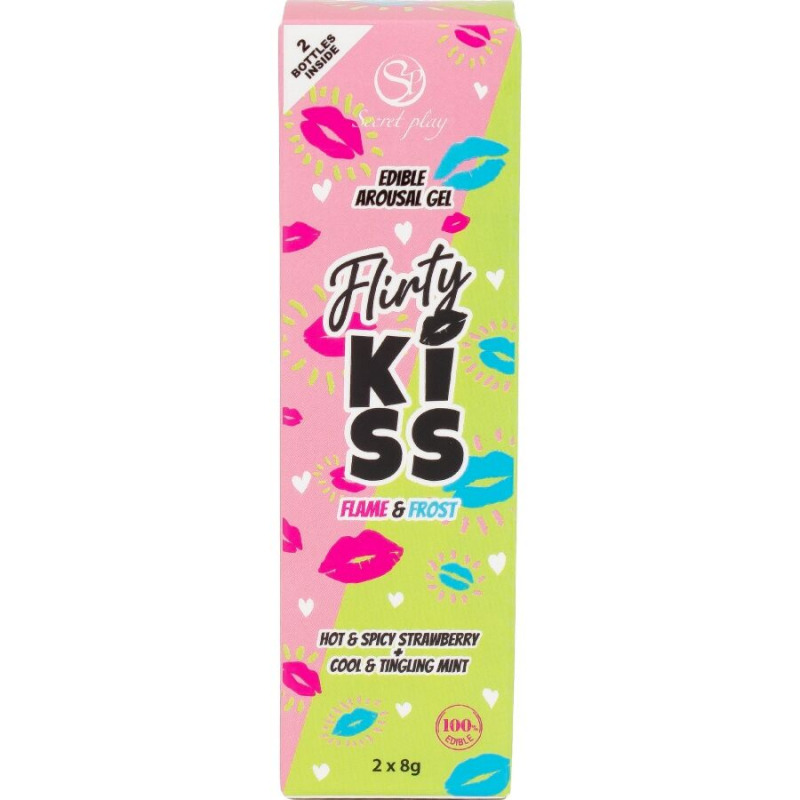 Flirty Kiss Geles Sexo Oral Fresa y Menta