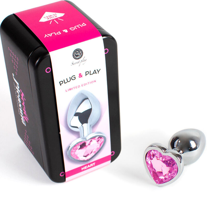 Plug Corazón Fucsia Talla S