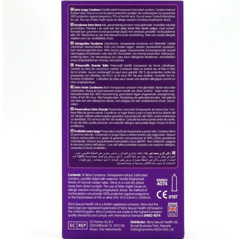 Preservativos Premium Talla XL 16 Uds
