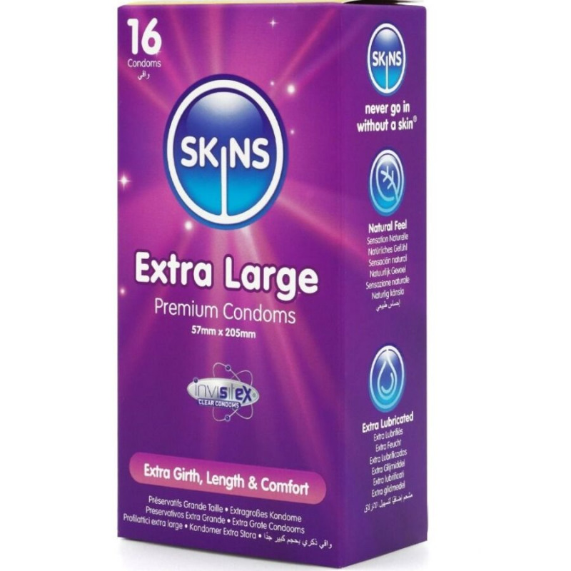 Preservativos Premium Talla XL 16 Uds
