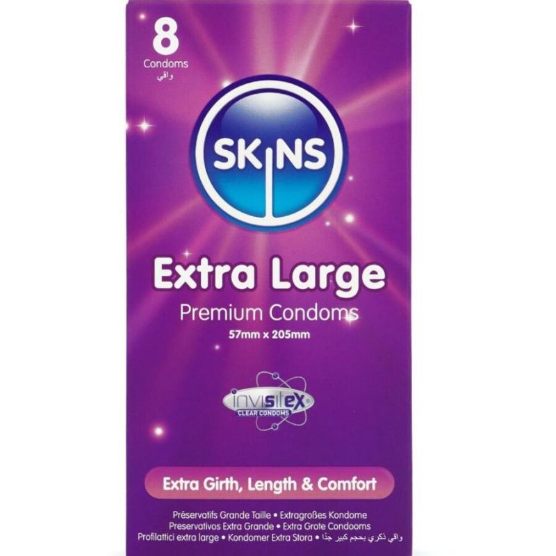 Preservativos Premium Tamaño XL 8 Uds