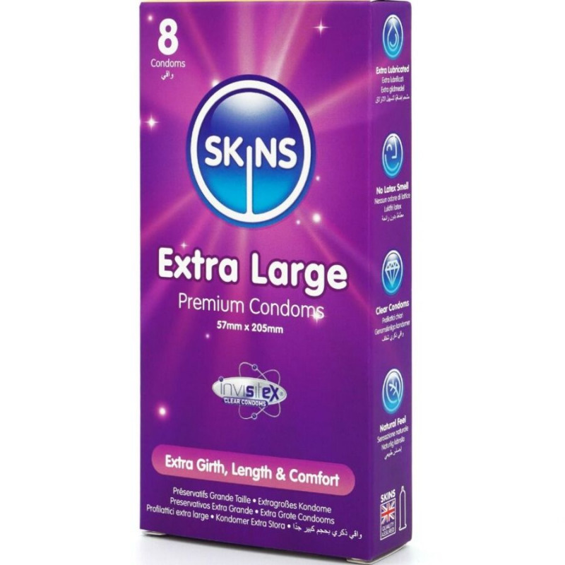 Preservativos Premium Tamaño XL 8 Uds