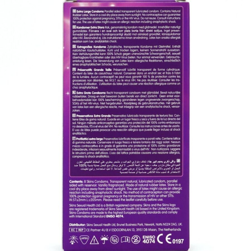 Preservativos Premium Tamaño XL 8 Uds