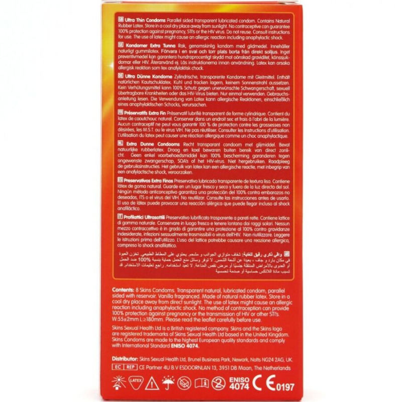 Preservativos Ultrafinos Premium 8 Uds