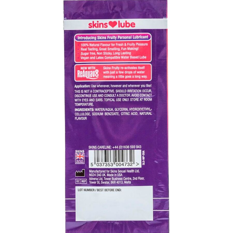 Lubricante Mango y Fruta de la Pasión Monodosis 5 ml