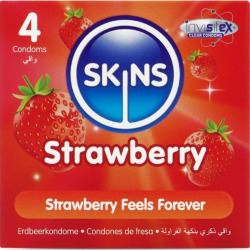 Preservativos Premium Sabor Fresa 4 Uds