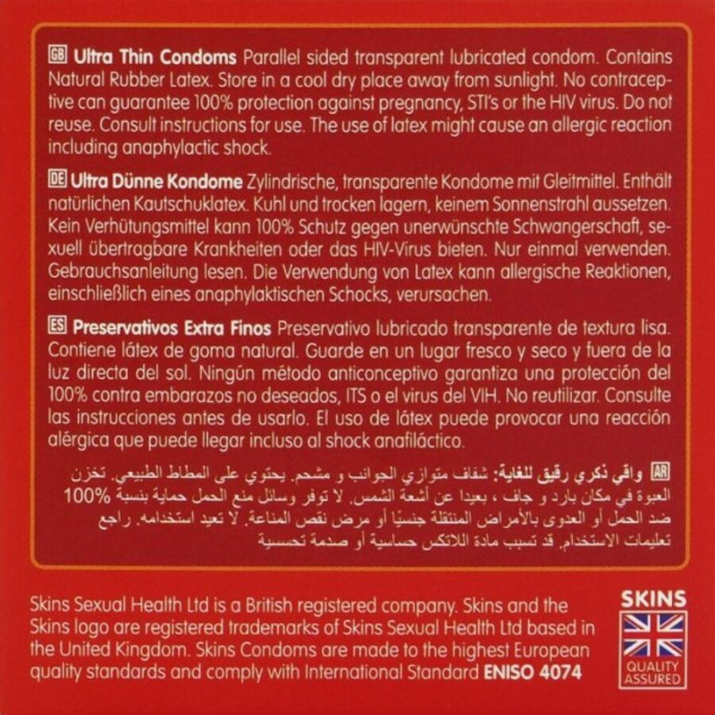 Preservativos Ultrafinos Premium 4 Uds