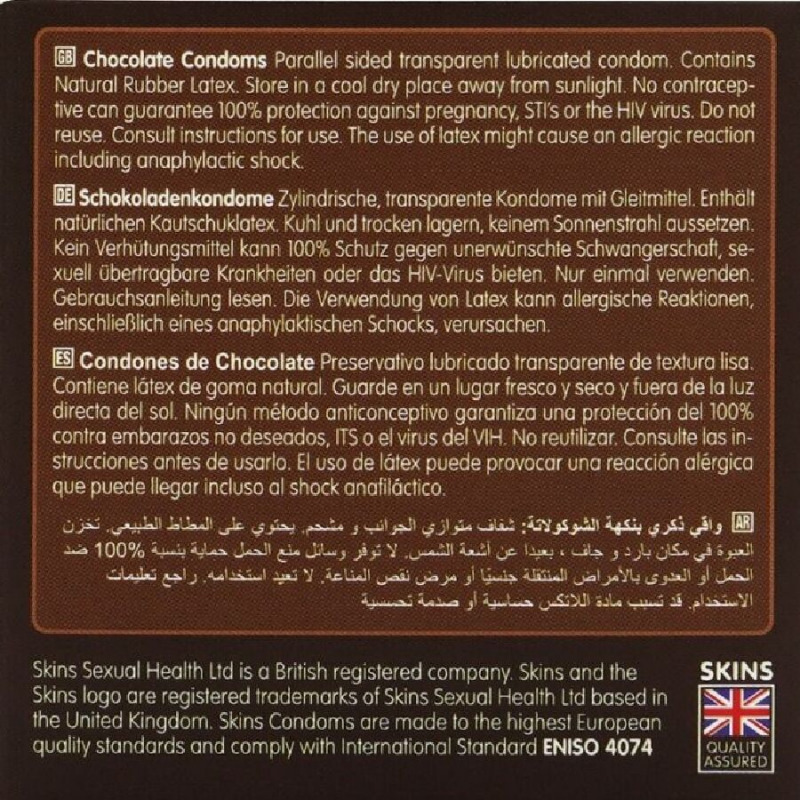 Preservativos Premium Sabor Chocolate 4 Uds
